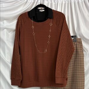 Brown Pullover Sweater